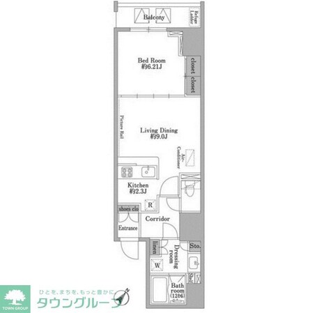 パークウッドレジデンス日本橋の物件間取画像